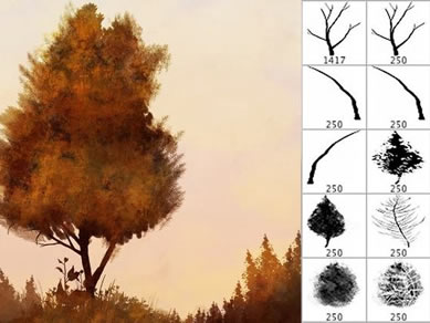 Brush-Pack-Nature-Trees-from-Concept-Cookie-on-Deviant-Art