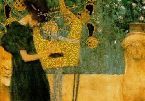 gustav-klimt-the-music-(gold-foil)-83939